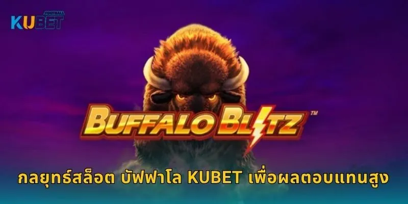 กลยุทธ์สล็อต บัฟฟาโล Kubet เพื่อผลตอบแทนสูง